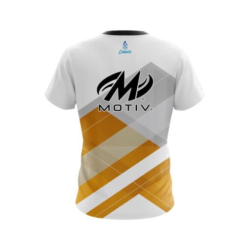 Motiv Racing Orange CoolWick Bowling Jersey - Image 2