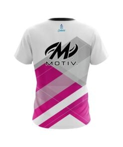 Alternative view of Motiv Racing Pink CoolWick Bowling Jersey