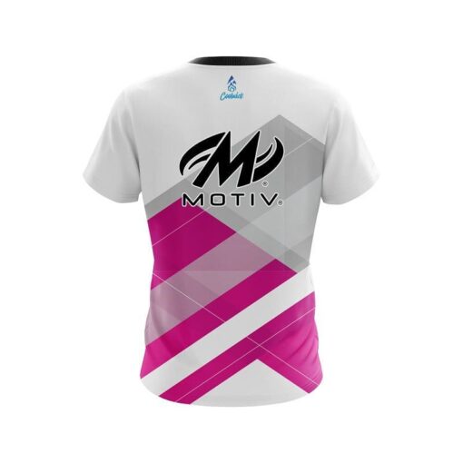 Motiv Racing Pink CoolWick Bowling Jersey - Image 2