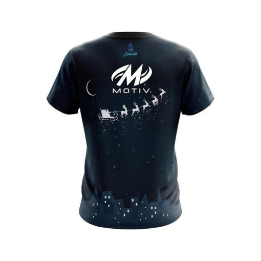 Motiv Santa Express CoolWick Bowling Jersey - Image 2