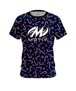 Motiv Snowy Candy Cane CoolWick Bowling Jersey