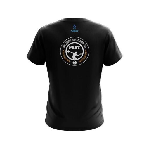 PBBT Black Plain CoolWick Bowling Jersey - Image 2