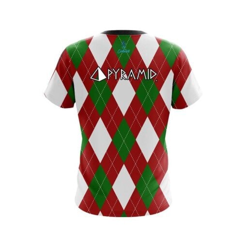 Pyramid Argyle Green CoolWick Bowling Jersey - Image 2