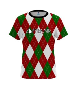 Pyramid Argyle Green CoolWick Bowling Jersey