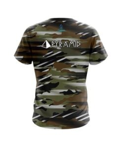 Alternative view of Pyramid Camo Grunge CoolWick Bowling Jersey