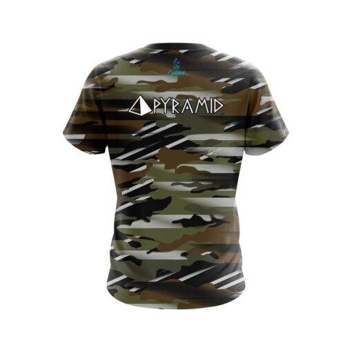 Pyramid Camo Grunge CoolWick Bowling Jersey - Image 2