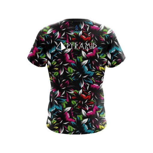 Pyramid Flower Bloom CoolWick Bowling Jersey - Image 2