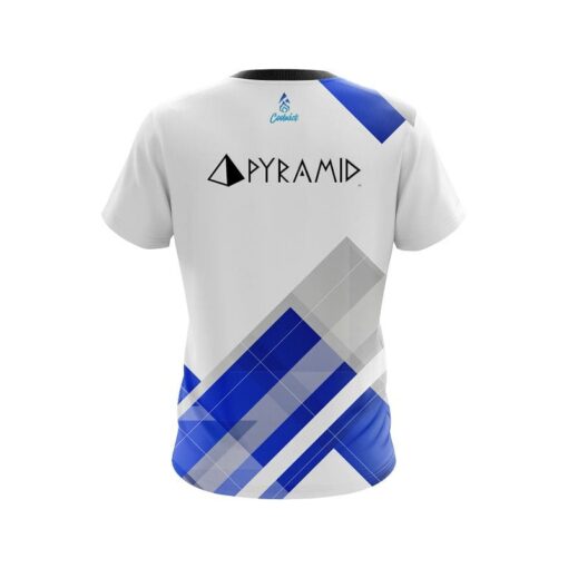 Pyramid Flyer Blue CoolWick Bowling Jersey - Image 2