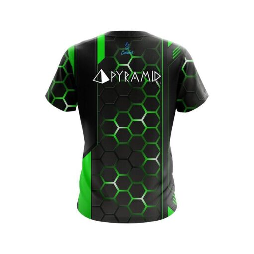 Pyramid Green Steel Comb CoolWick Bowling Jersey - Image 2