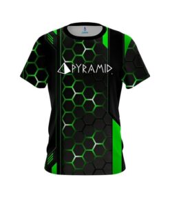 Pyramid Green Steel Comb CoolWick Bowling Jersey
