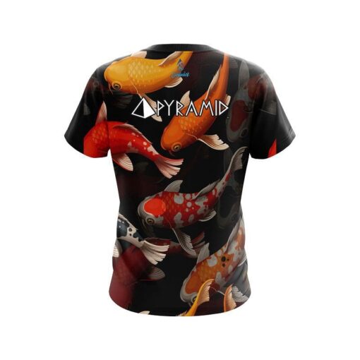 Pyramid Koi Pond CoolWick Bowling Jersey - Image 2