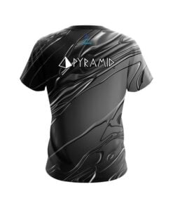 Alternative view of Pyramid Melting Silver CoolWick Bowling Jersey
