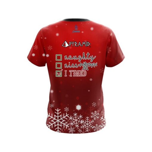 Pyramid Naughty Or Nice CoolWick Bowling Jersey - Image 2