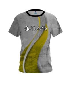 Pyramid Rough Edges Yellow CoolWick Bowling Jersey