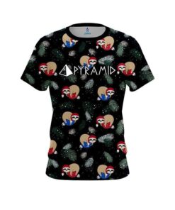 Pyramid Sloths Christmas Time CoolWick Bowling Jersey