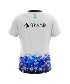 Alternative view of Pyramid Snowflake Season CoolWick Bowling Jersey
