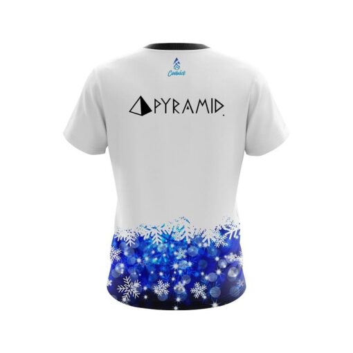Pyramid Snowflake Season CoolWick Bowling Jersey - Image 2