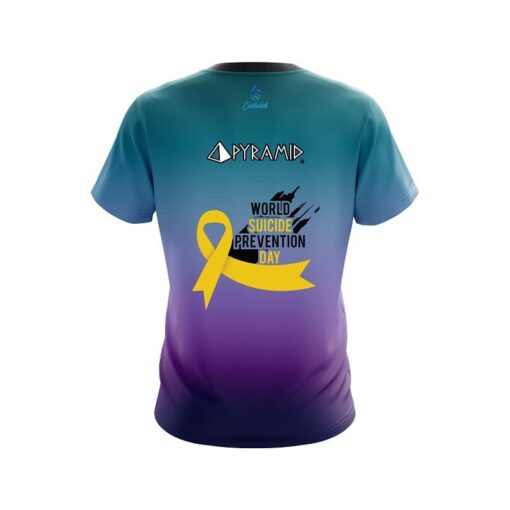 Pyramid Suicide Prevention CoolWick Bowling Jersey - Image 2