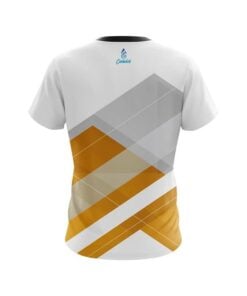 Alternative view of Plain Racing Orange CoolWick Bowling Jersey