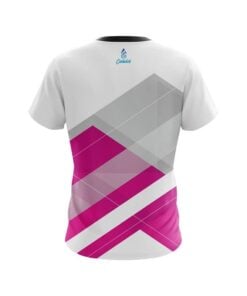 Alternative view of Plain Racing Pink CoolWick Bowling Jersey