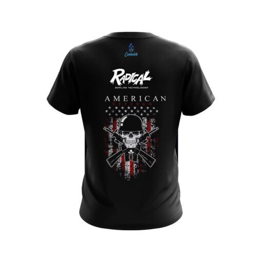 Radical American Veteran CoolWick Bowling Jersey - Image 2