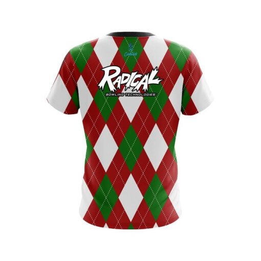 Radical Argyle Green CoolWick Bowling Jersey - Image 2