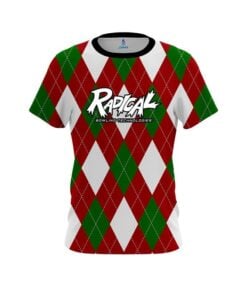 Radical Argyle Green CoolWick Bowling Jersey