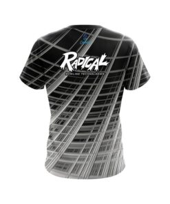 Alternative view of Radical Chrome Wavy Dimension CoolWick Bowling Jersey