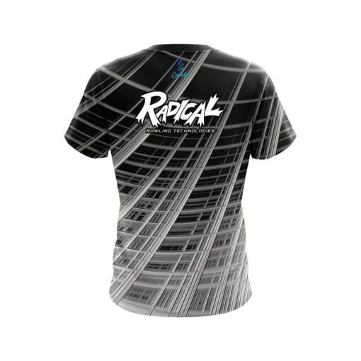 Radical Chrome Wavy Dimension CoolWick Bowling Jersey - Image 2