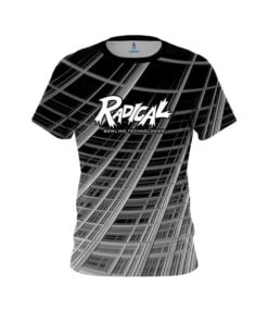 Radical Chrome Wavy Dimension CoolWick Bowling Jersey