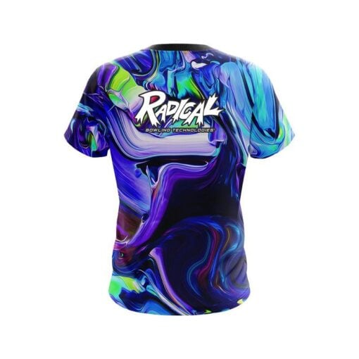 Radical Holographic Blob CoolWick Bowling Jersey - Image 2