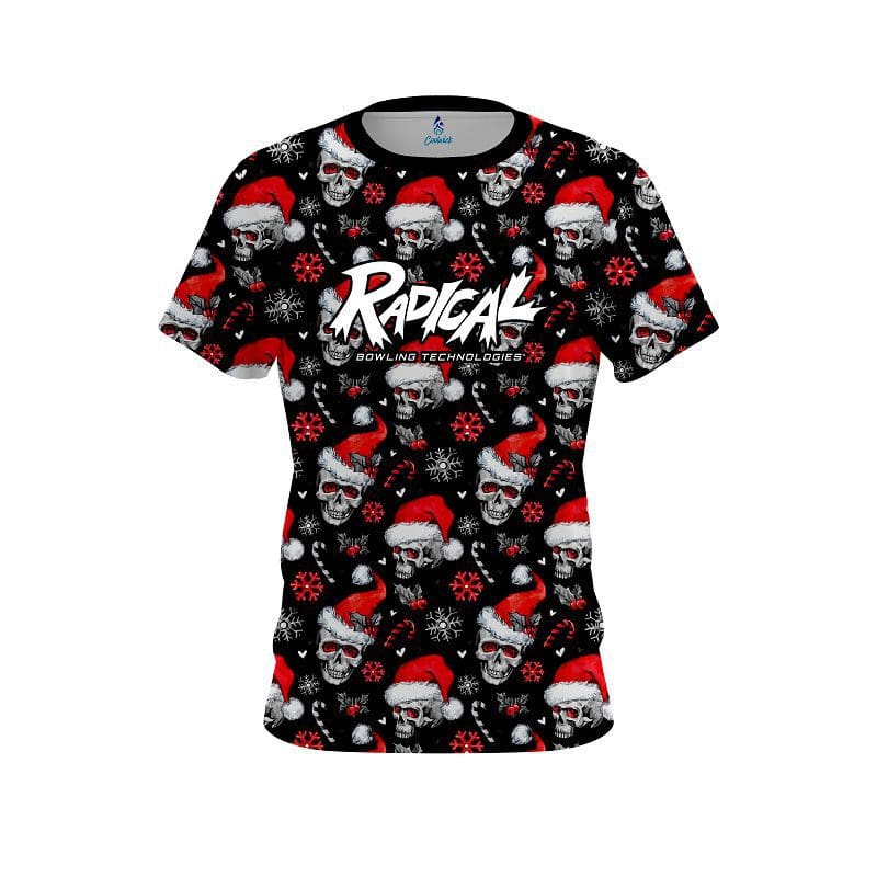 Radical Jolly Sugar Skull CoolWick Bowling Jersey