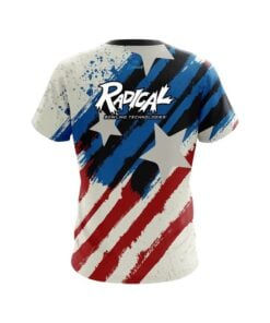 Alternative view of Radical Merica CoolWick Bowling Jersey