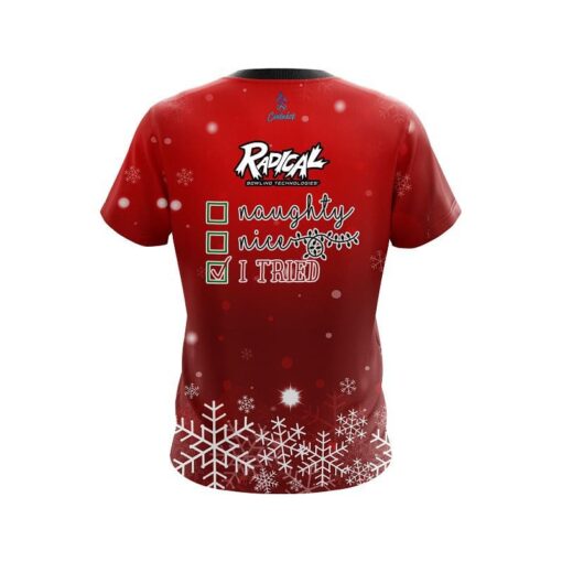 Radical Naughty Or Nice CoolWick Bowling Jersey - Image 2