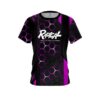 Radical Pink Steel Comb CoolWick Bowling Jersey