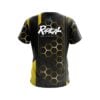 Radical Yellow Steel Comb CoolWick Bowling Jersey - Image 2