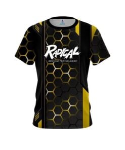 Radical Yellow Steel Comb CoolWick Bowling Jersey