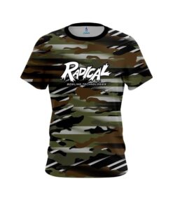 Radical Camo Grunge CoolWick Bowling Jersey