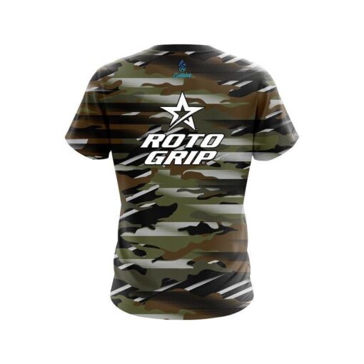 Roto Grip Camo Grunge CoolWick Bowling Jersey - Image 2
