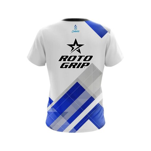 Roto Grip Flyer Blue CoolWick Bowling Jersey - Image 2