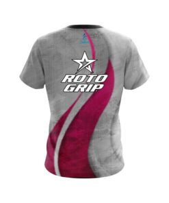 Alternative view of Roto Grip Rough Edges Pink CoolWick Bowling Jersey