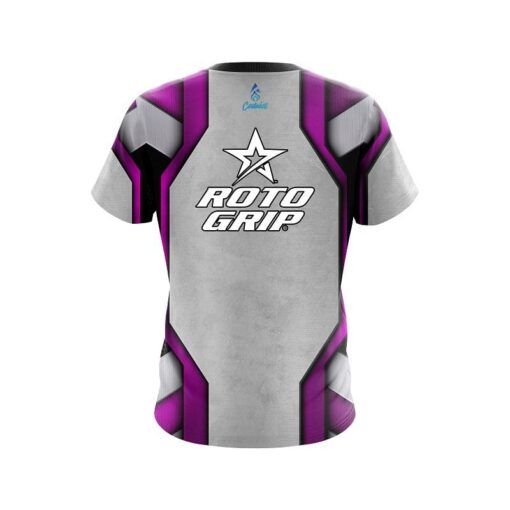 Roto Grip Iron Purple CoolWick Bowling Jersey - Image 2