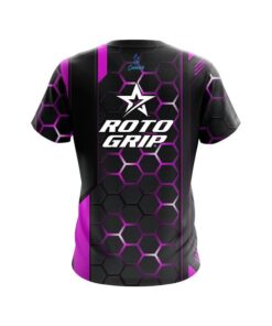 Alternative view of Roto Grip Pink Steel Comb CoolWick Bowling Jersey