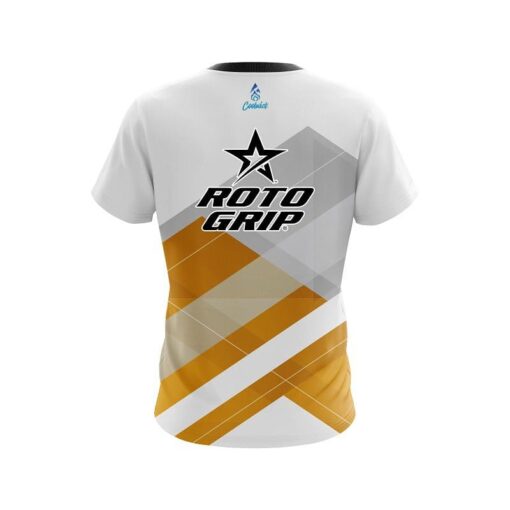 Roto Grip Racing Orange CoolWick Bowling Jersey - Image 2