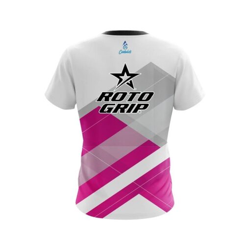 Roto Grip Racing Pink CoolWick Bowling Jersey - Image 2