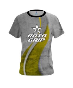 Roto Grip Rough Edges Yellow CoolWick Bowling Jersey