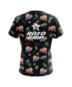 Alternative view of Roto Grip Sloths Christmas Time CoolWick Bowling Jersey