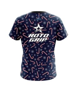Alternative view of Roto Grip Snowy Candy Cane CoolWick Bowling Jersey