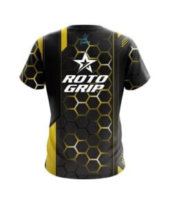 Alternative view of Roto Grip Yellow Steel Comb CoolWick Bowling Jersey