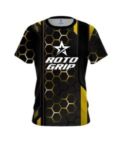 Roto Grip Yellow Steel Comb CoolWick Bowling Jersey